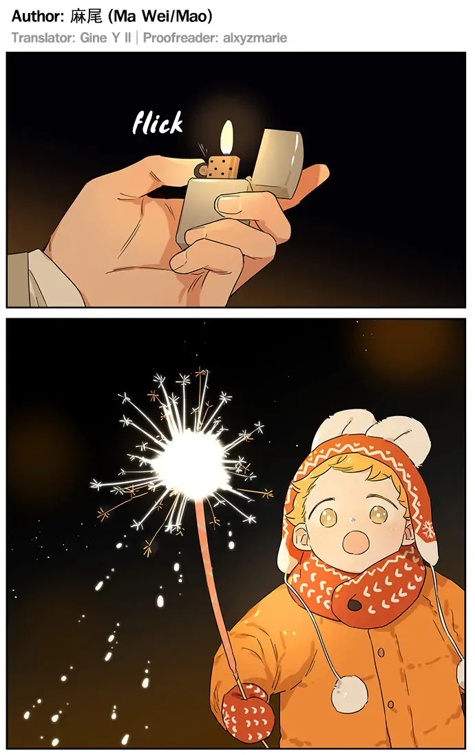 Papa Wolf and The Puppy - A Small Theater manhwa