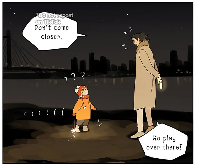 Papa Wolf and The Puppy - A Small Theater manhwa