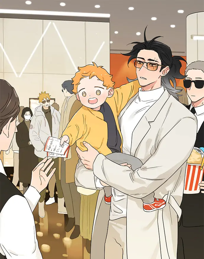 Papa Wolf and The Puppy - A Small Theater manhwa