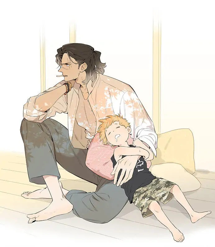 Papa Wolf and The Puppy - Chapter 19.5 : Human Version manhwa