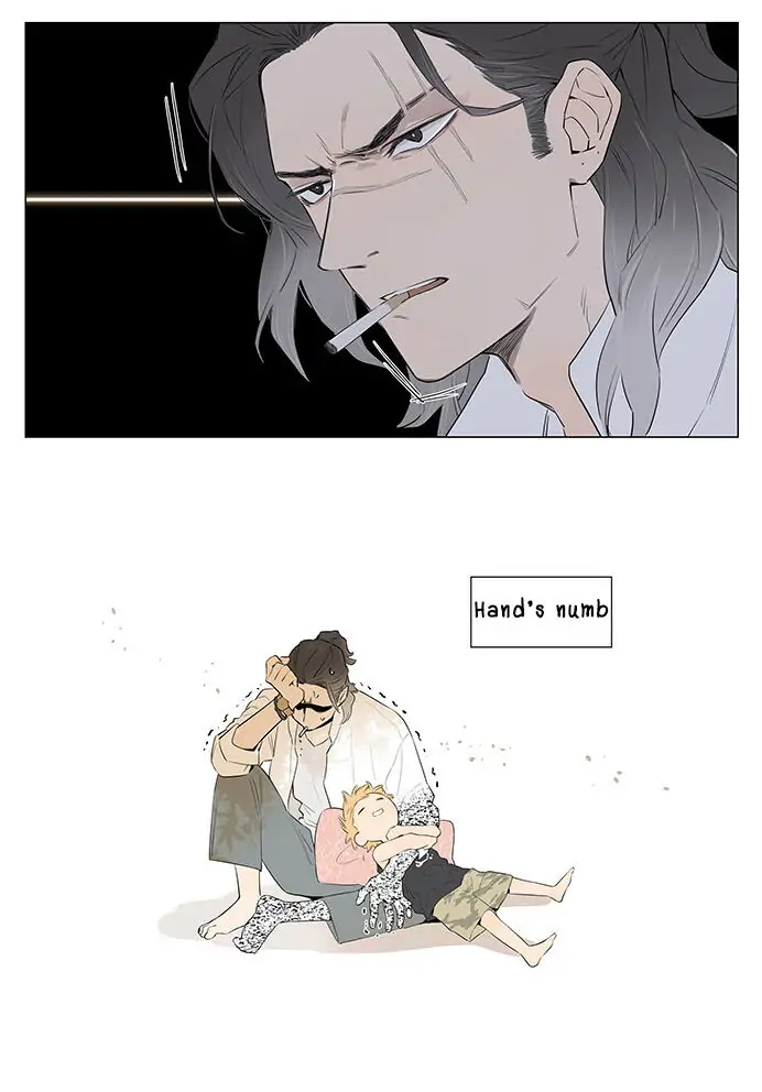 Papa Wolf and The Puppy - Chapter 19.5 : Human Version manhwa