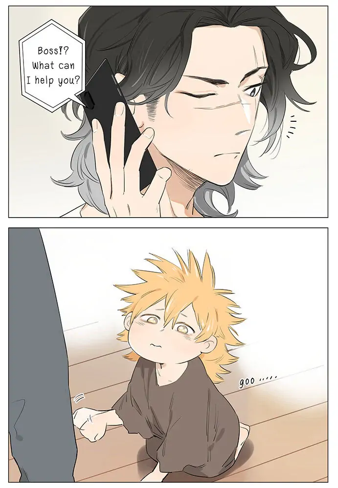 Papa Wolf and The Puppy - Chapter 22 : He's Awake manhwa