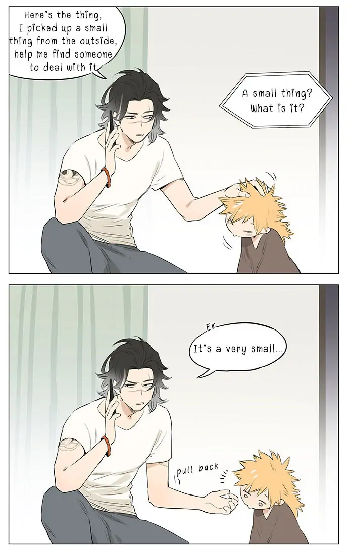 Papa Wolf and The Puppy - Chapter 22 : He's Awake manhwa