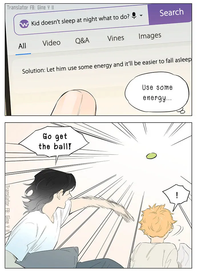 Papa Wolf and The Puppy - Chapter 29 : Kid doesn't sleep at night manhwa