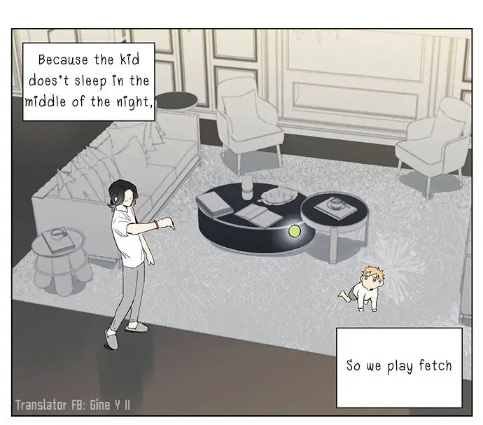 Papa Wolf and The Puppy - Chapter 30 : Playing a ball manhwa