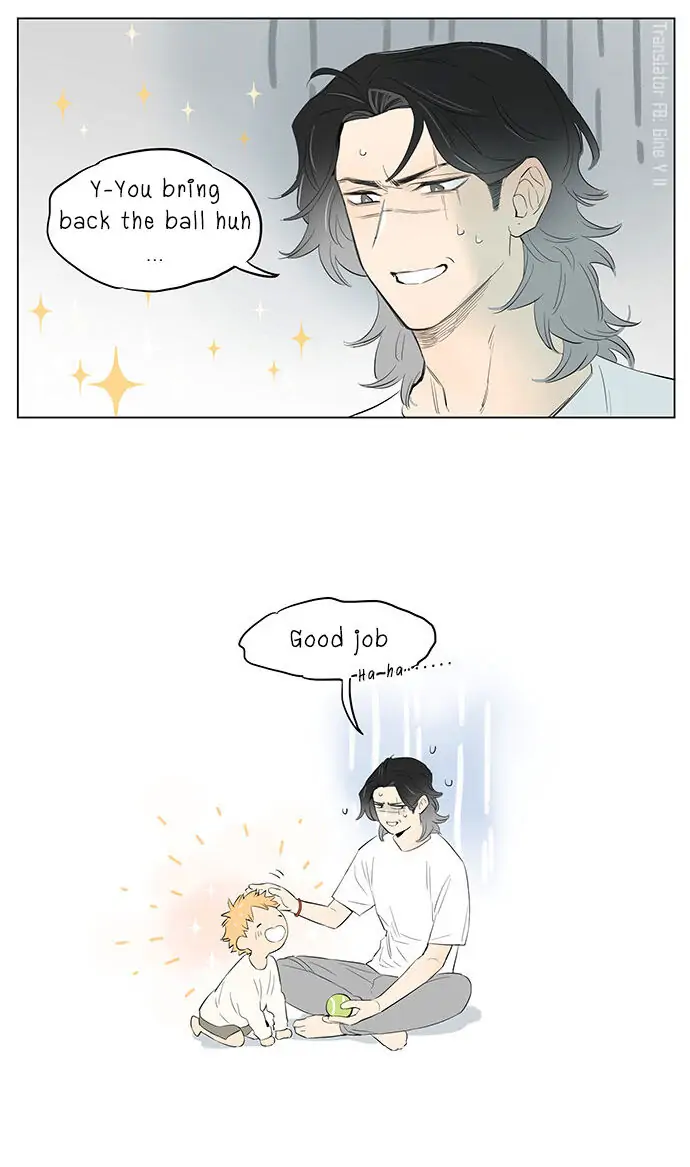 Papa Wolf and The Puppy - Chapter 30 : Playing a ball manhwa