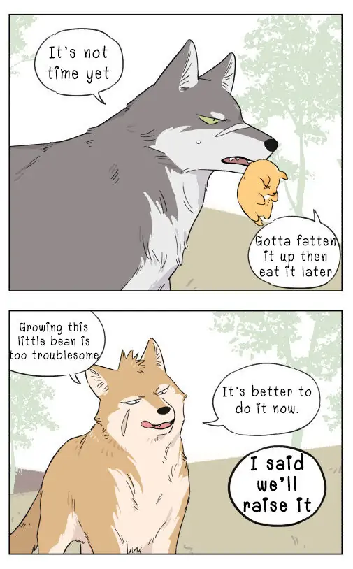 Papa Wolf and The Puppy - Chapter 4 manhwa