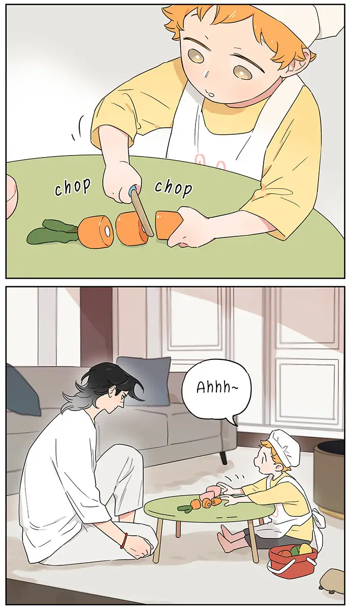 Papa Wolf and The Puppy - Chapter 84 manhwa