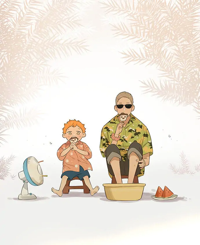 Papa Wolf and The Puppy - [EXTRA] Summer Pictures manhwa