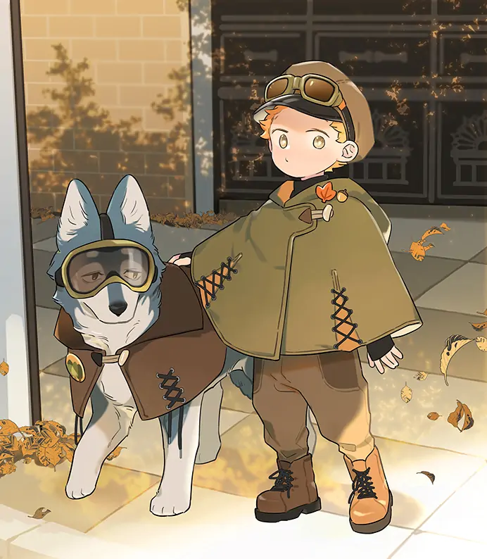 Papa Wolf and The Puppy - (Picture) Little Potato and The Pups manhwa