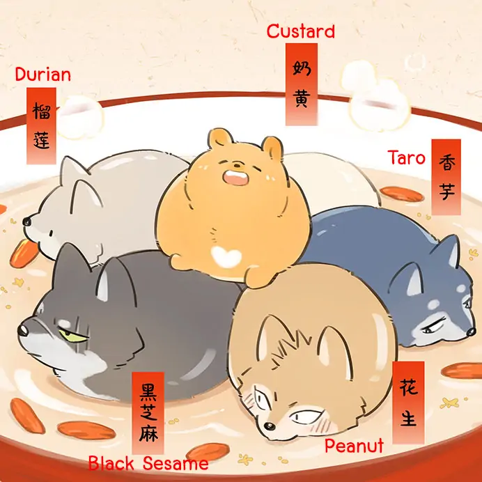 Papa Wolf and The Puppy - (Pictures) Lantern Festival (3) manhwa