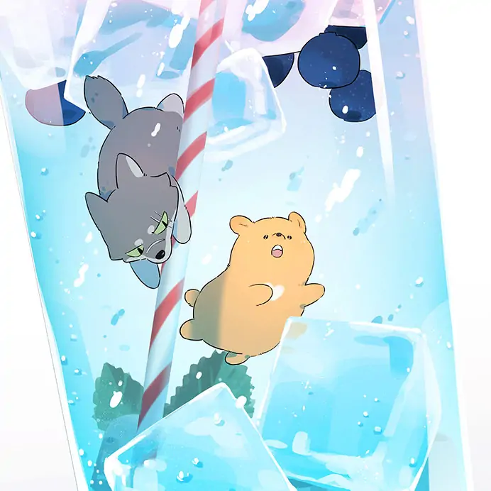 Papa Wolf and The Puppy - (Pictures) Summer Ice Cream manhwa