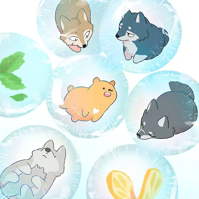 Papa Wolf and The Puppy - (Pictures) Summer Ice Cream manhwa