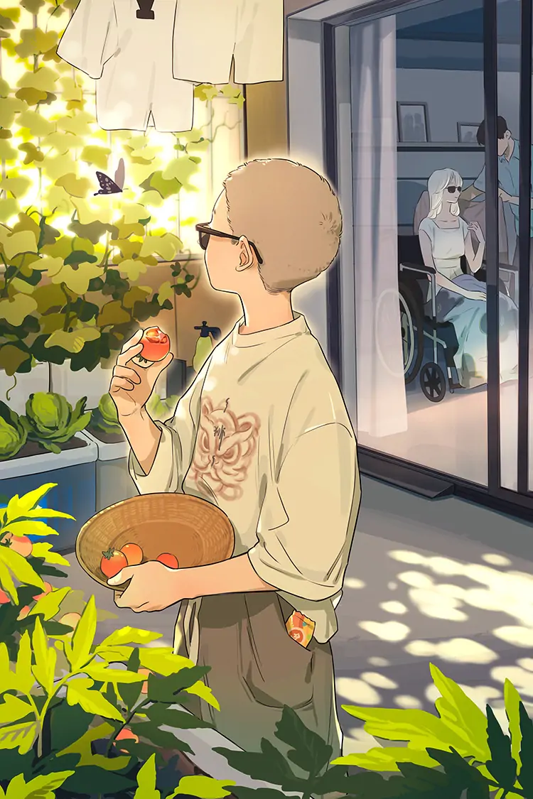 Papa Wolf and The Puppy - 〖Pictures〗 Their Graceful Childhood manhwa