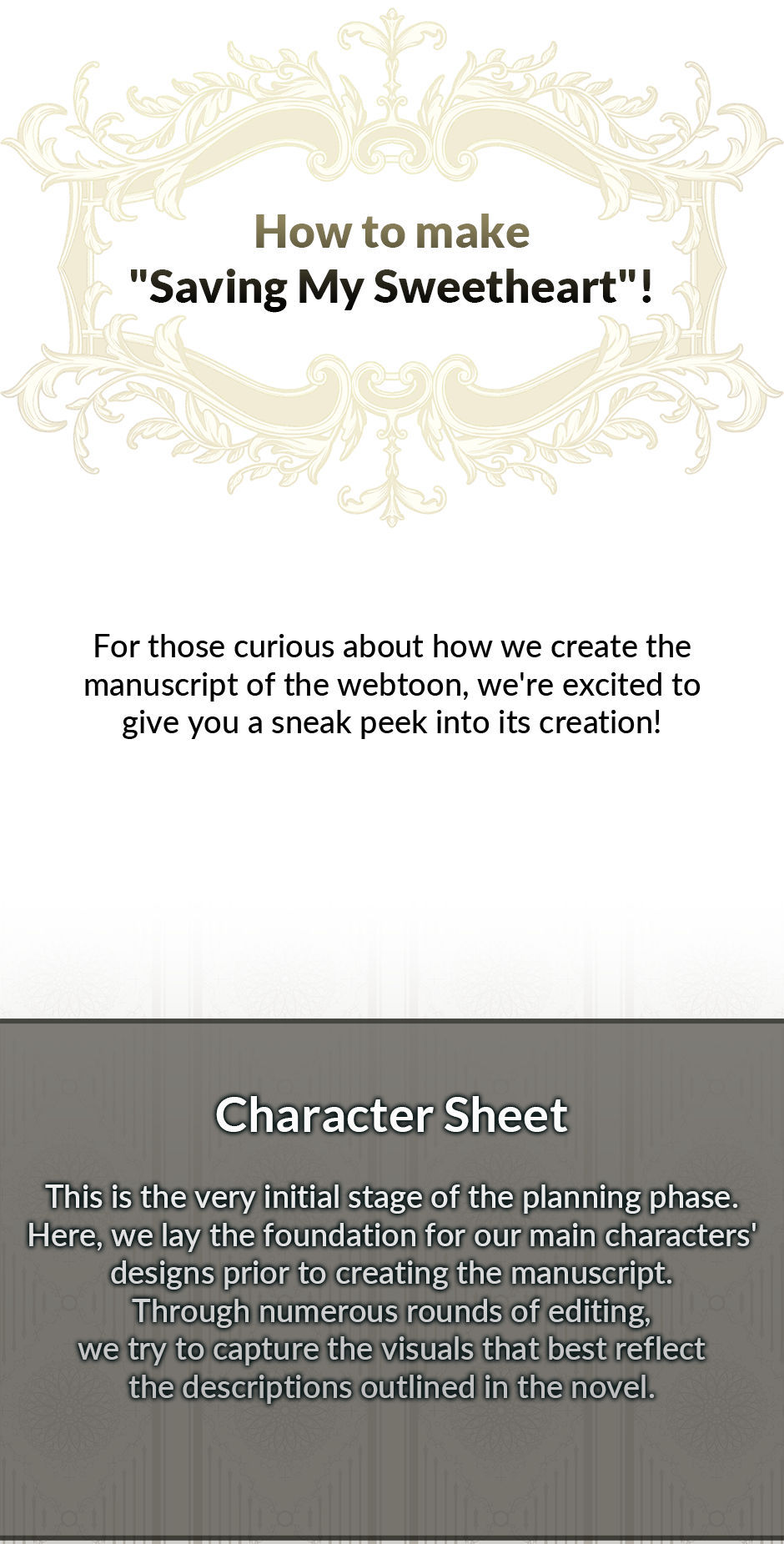 Saving My Sweetheart [Official] - Author's Note manhwa