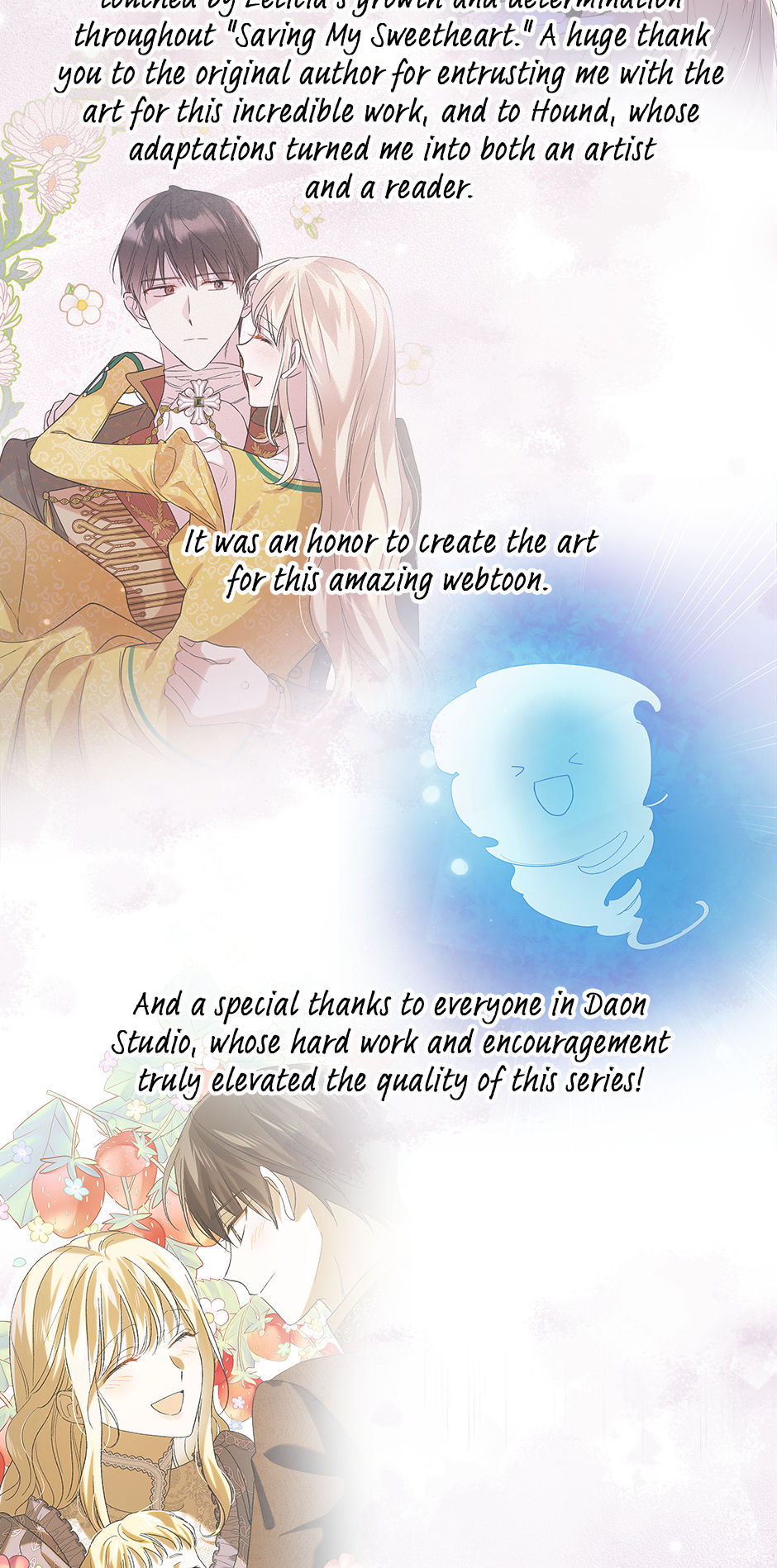 Saving My Sweetheart [Official] - Author's Note manhwa