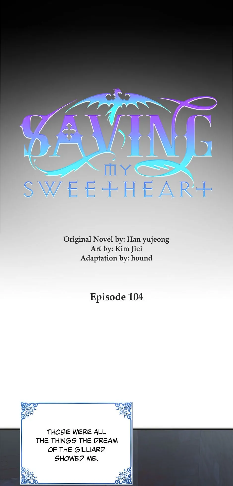 Saving My Sweetheart [Official] - Chapter 104 manhwa