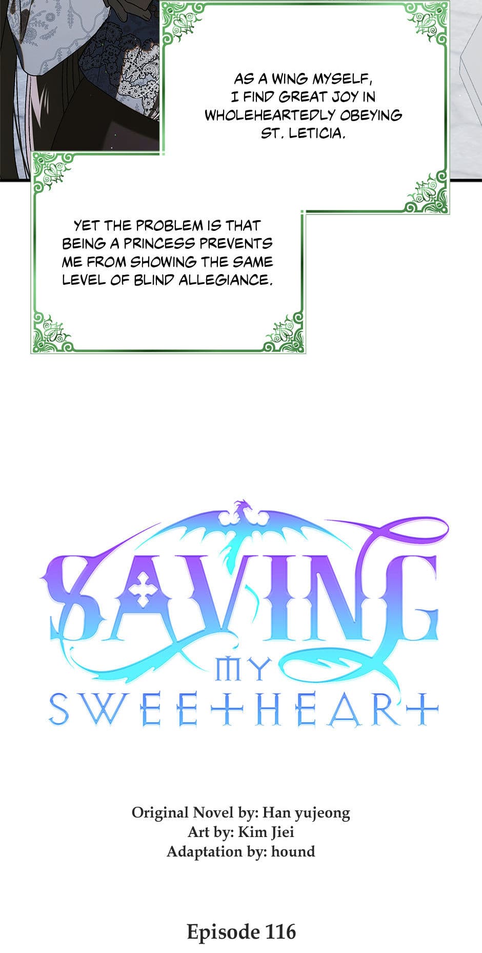 Saving My Sweetheart [Official] - Chapter 116 manhwa
