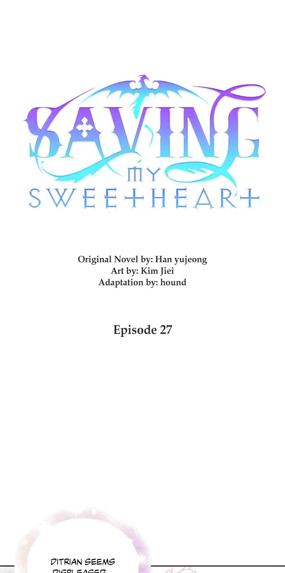 Saving My Sweetheart [Official] - Chapter 27 manhwa