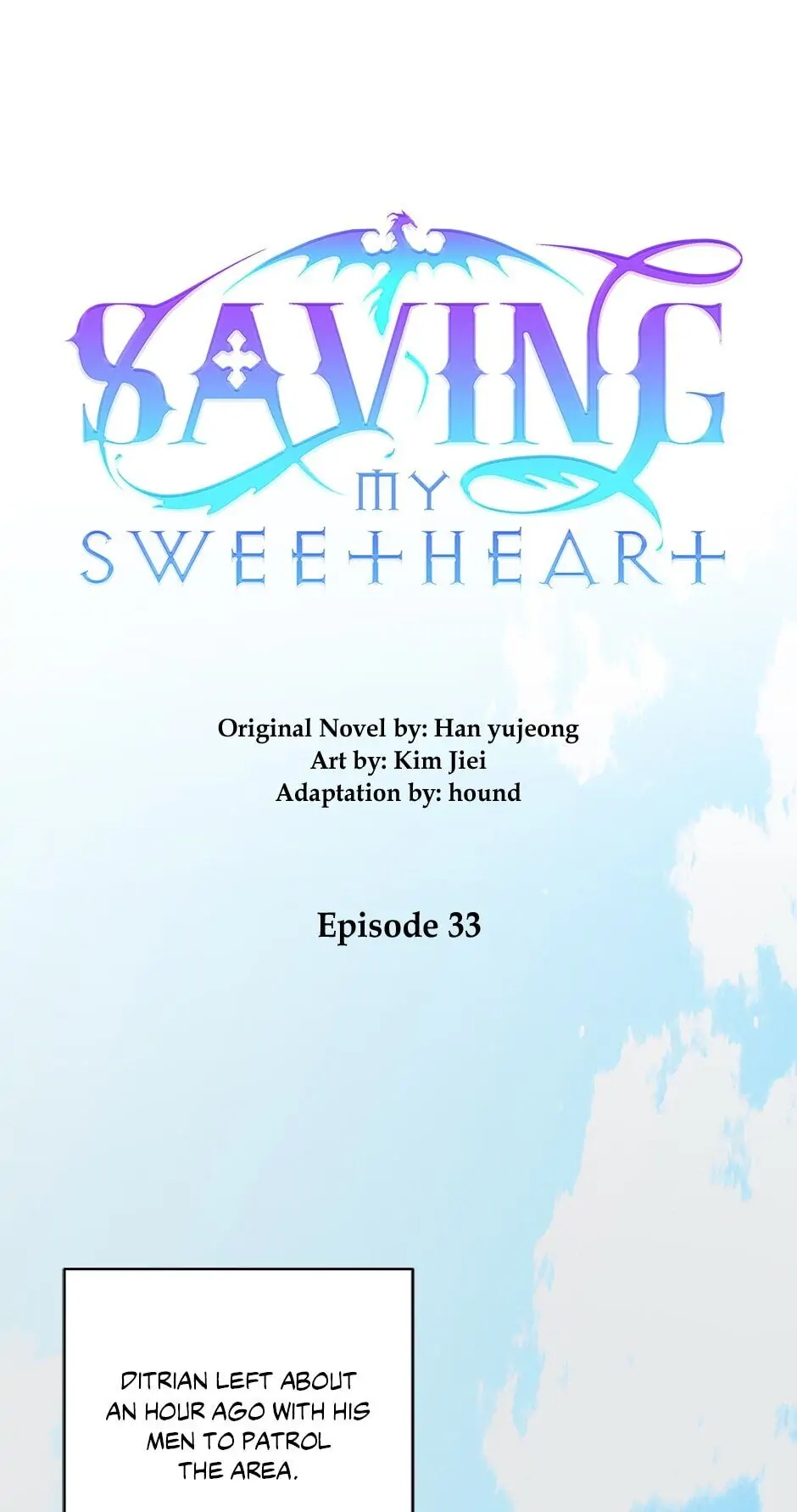 Saving My Sweetheart [Official] - Chapter 33 manhwa