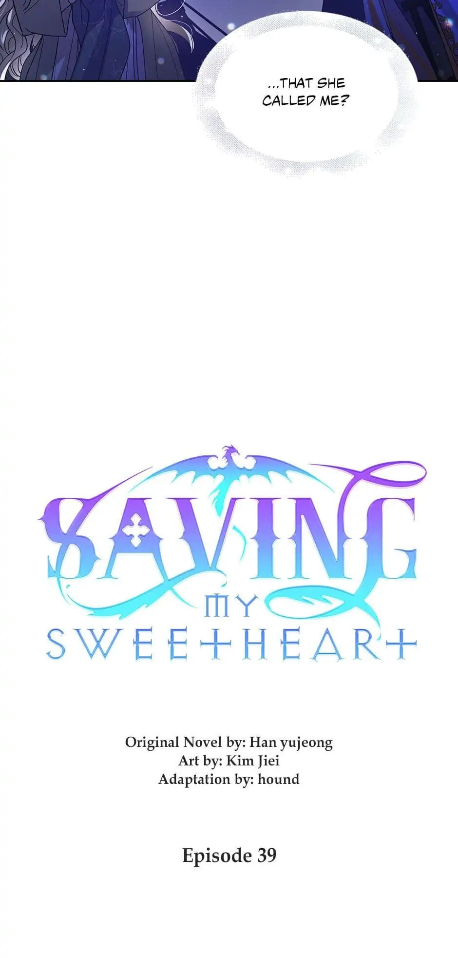 Saving My Sweetheart [Official] - Chapter 39 manhwa