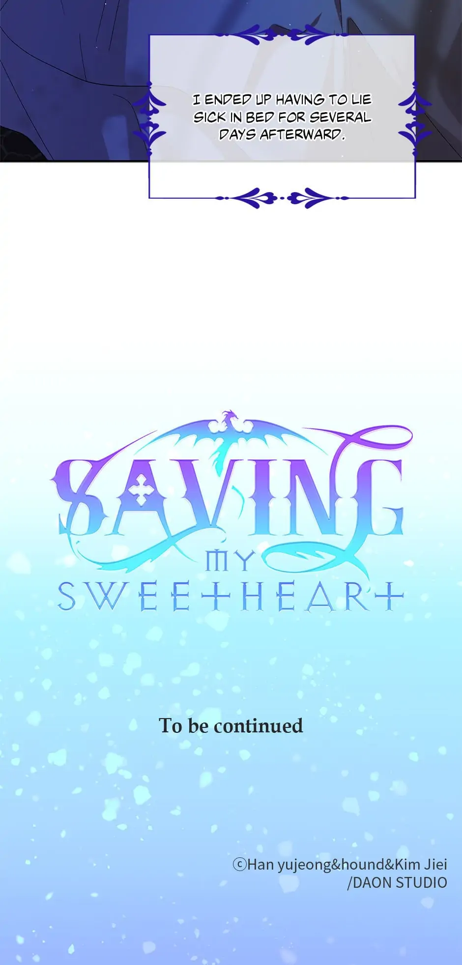 Saving My Sweetheart [Official] - Chapter 63 manhwa