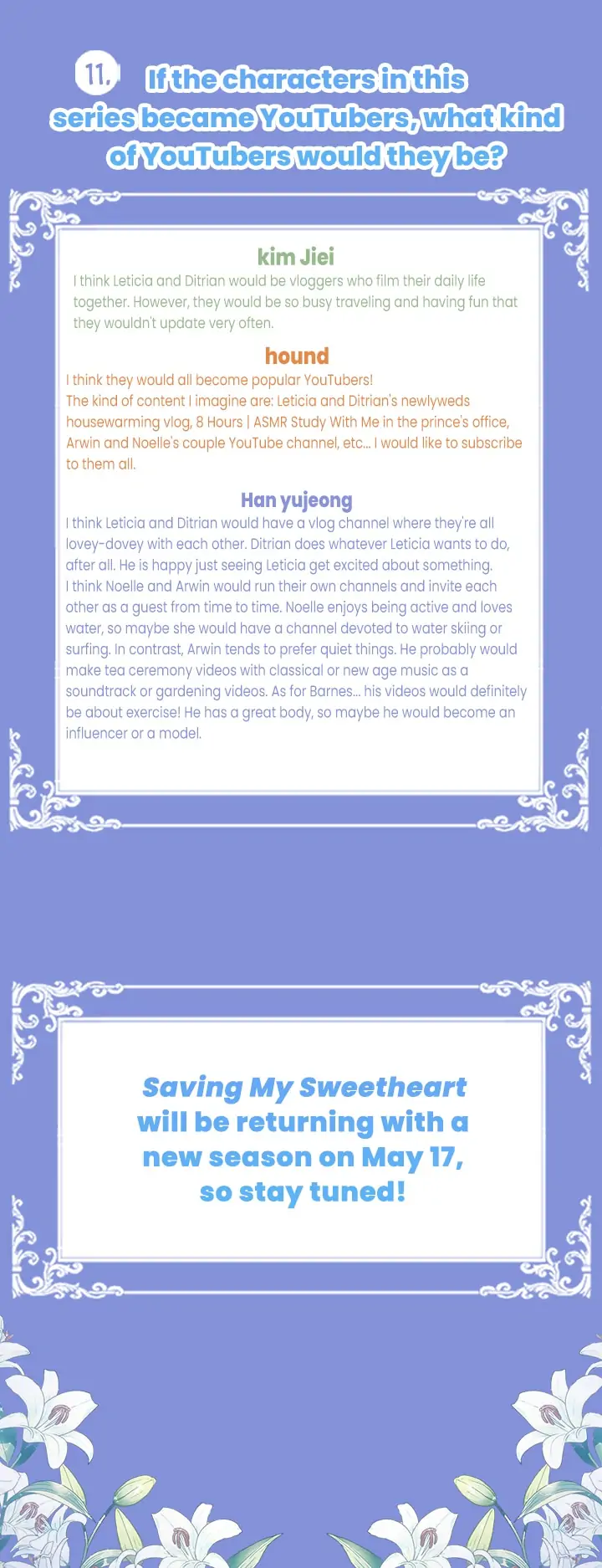 Saving My Sweetheart [Official] - Chapter 75.1 manhwa