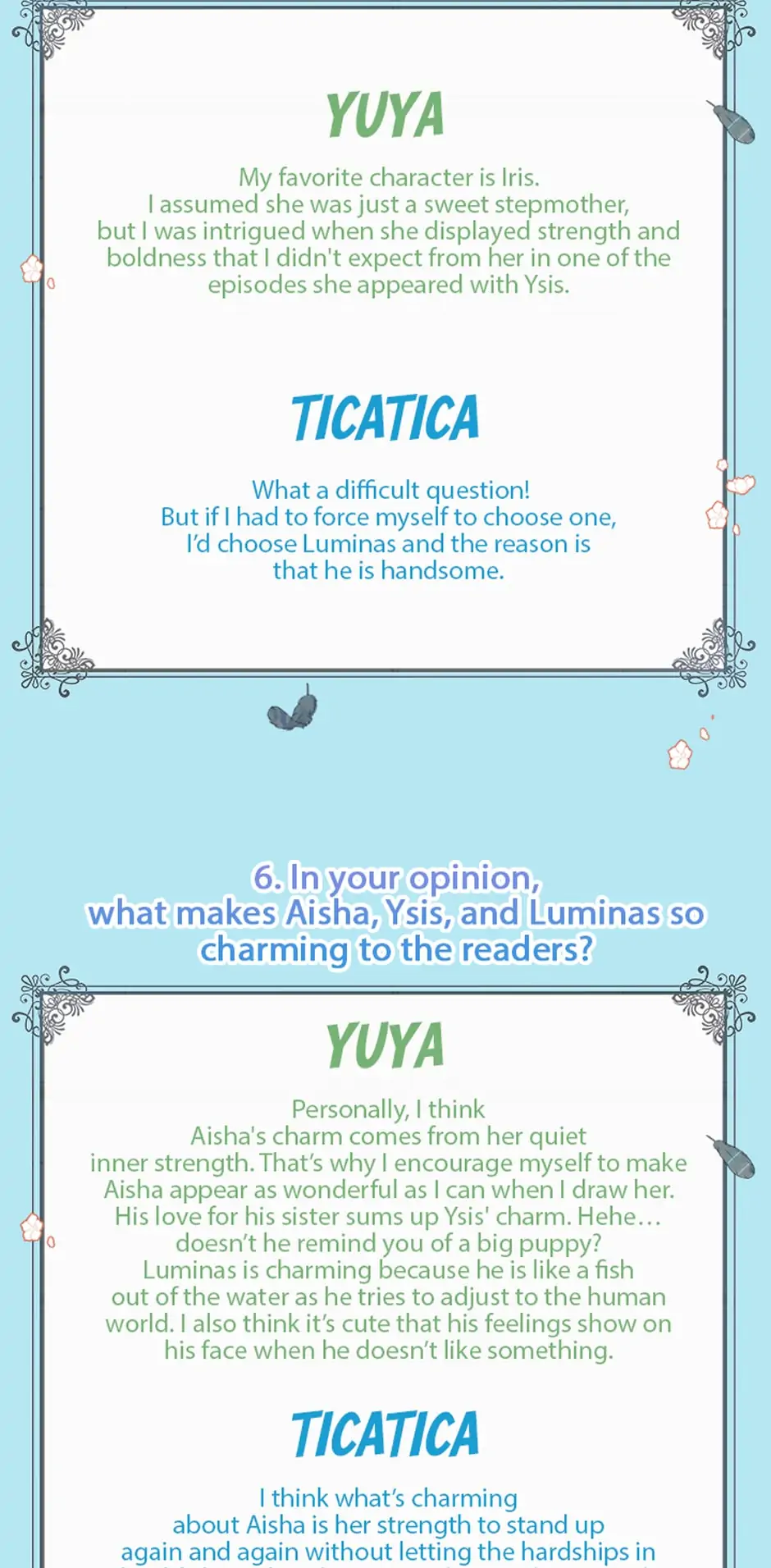 Into the Light Once Again [Official] - Creator Q&A manhwa