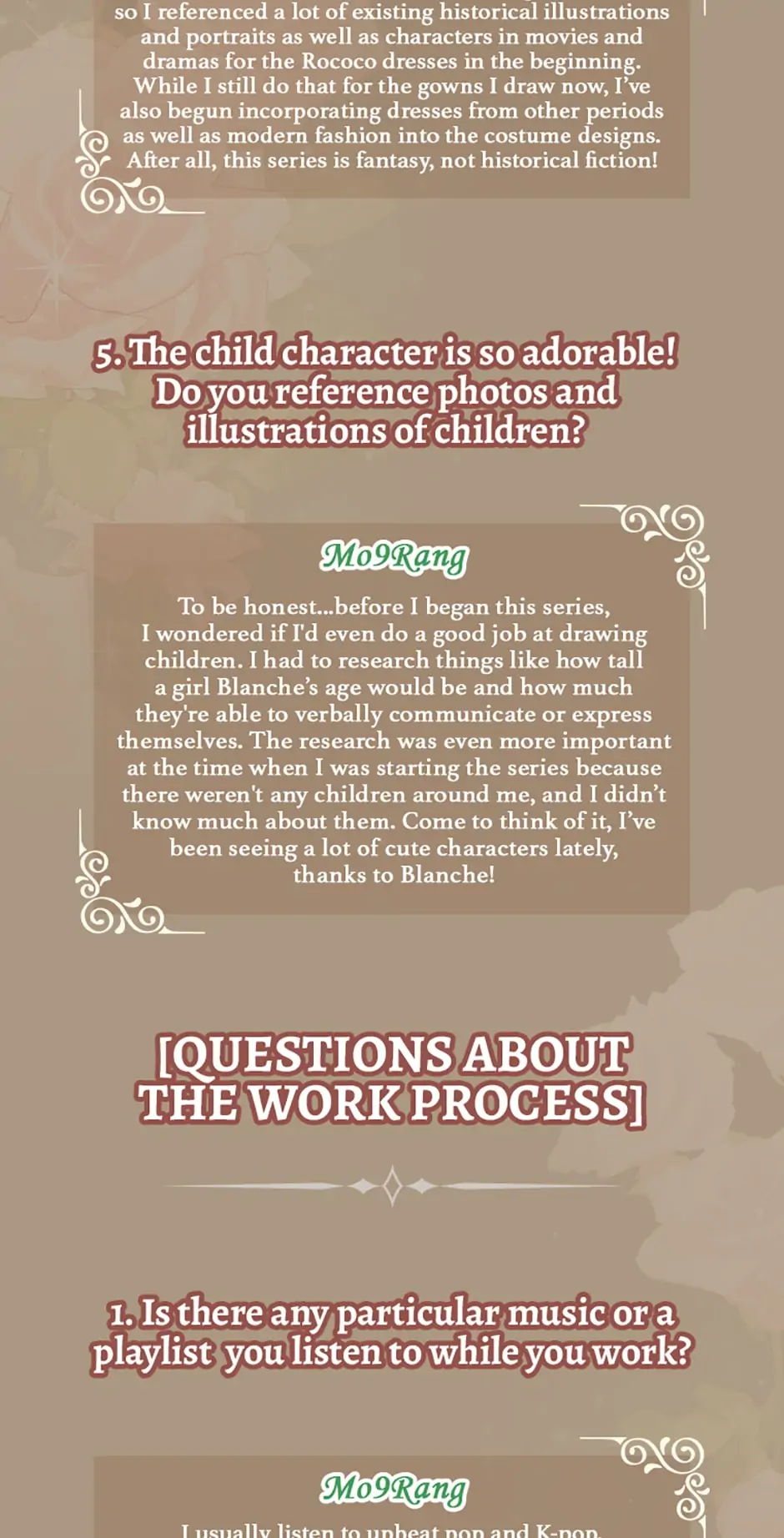 Not-Sew-Wicked Stepmom 「Official」 - 〖Creator Interview〗 manhwa