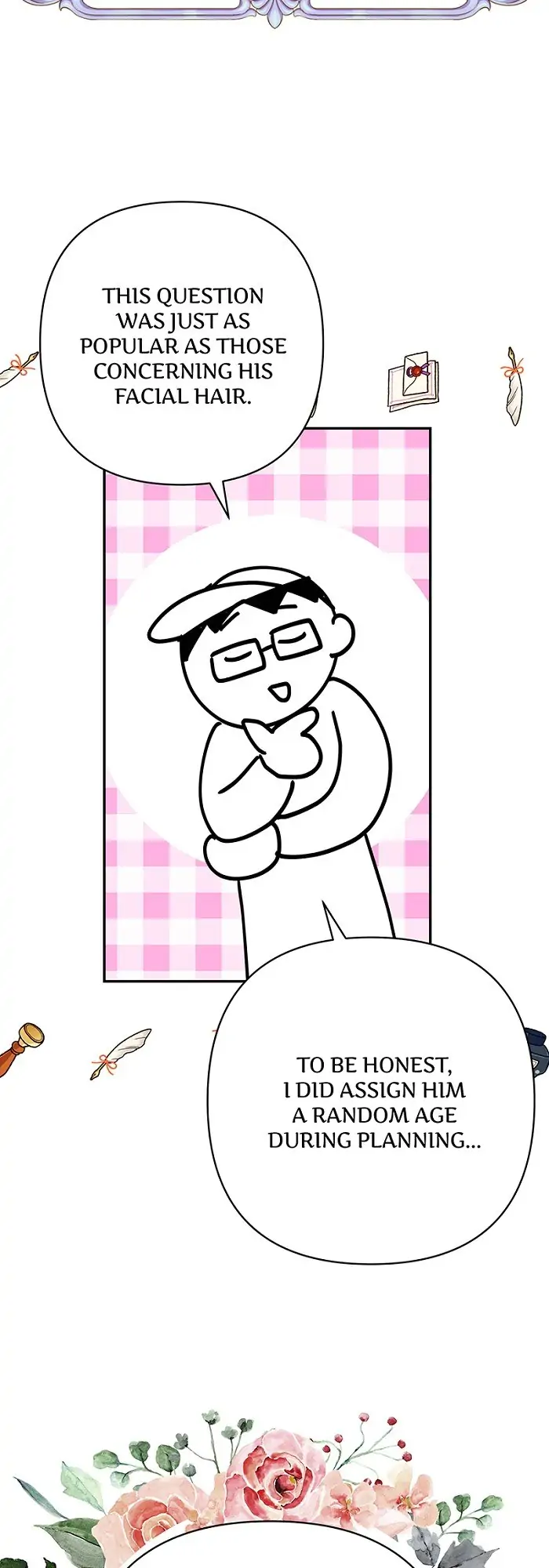Another Typical Fantasy Romance - Author's Message manhwa