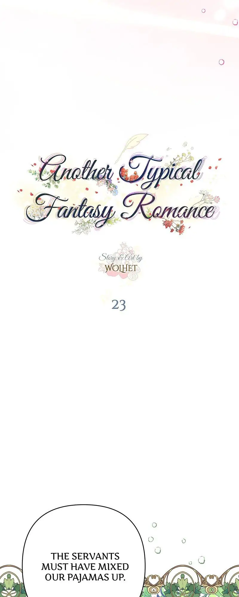 Another Typical Fantasy Romance - Chapter 23 manhwa
