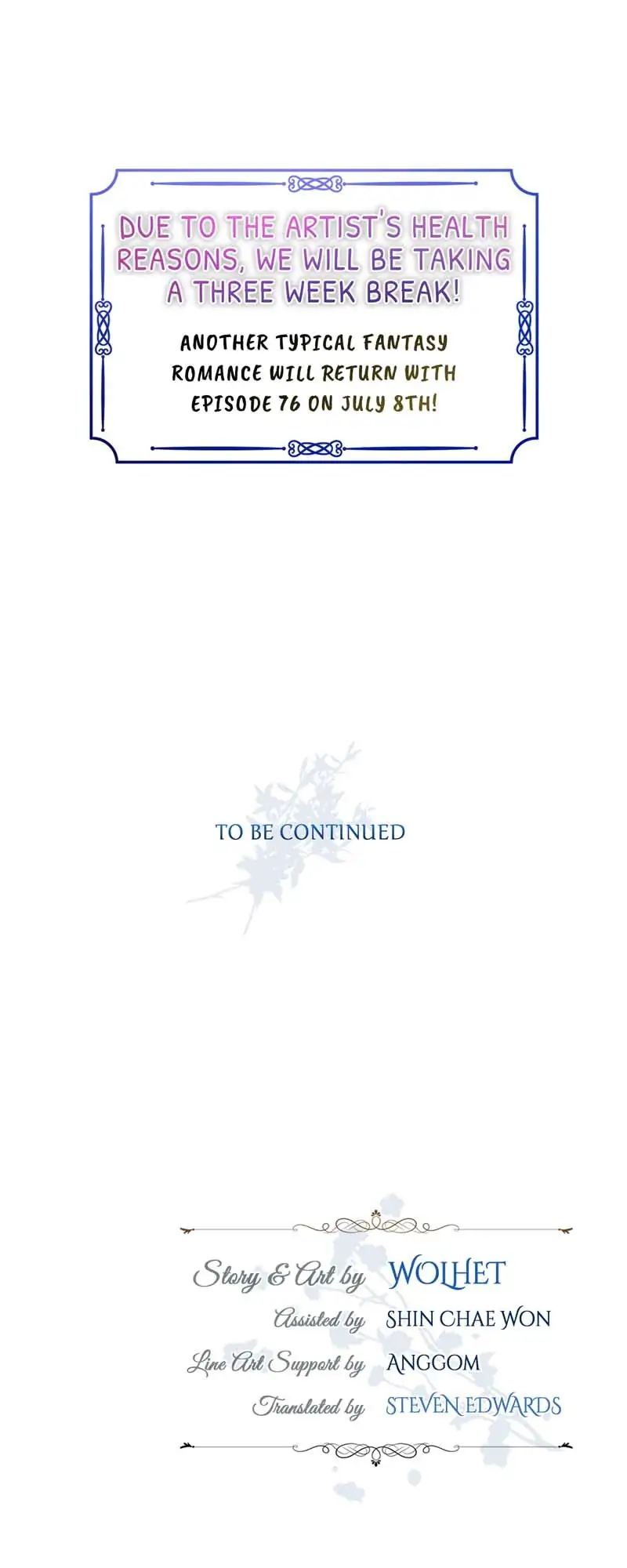Another Typical Fantasy Romance - Chapter 75 manhwa