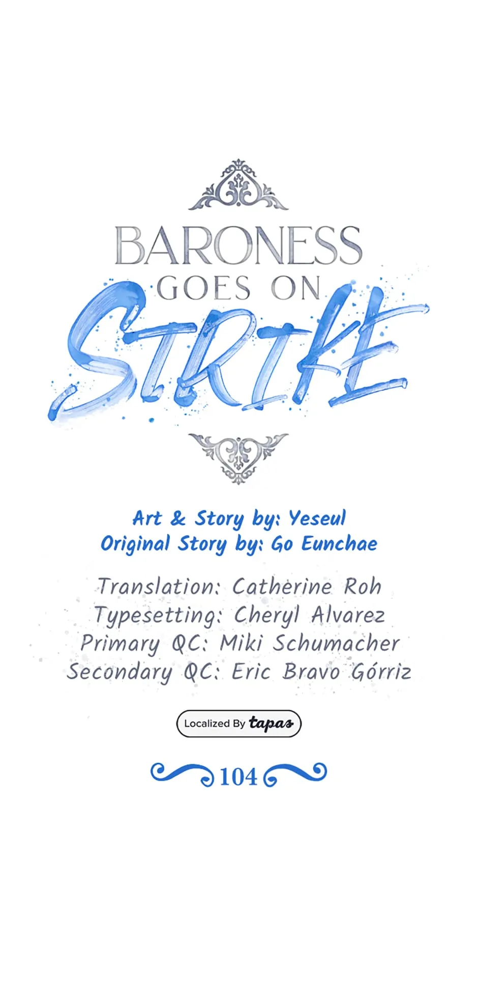 Baroness Goes on Strike [Mature](Official) - Chapter 104 manhwa