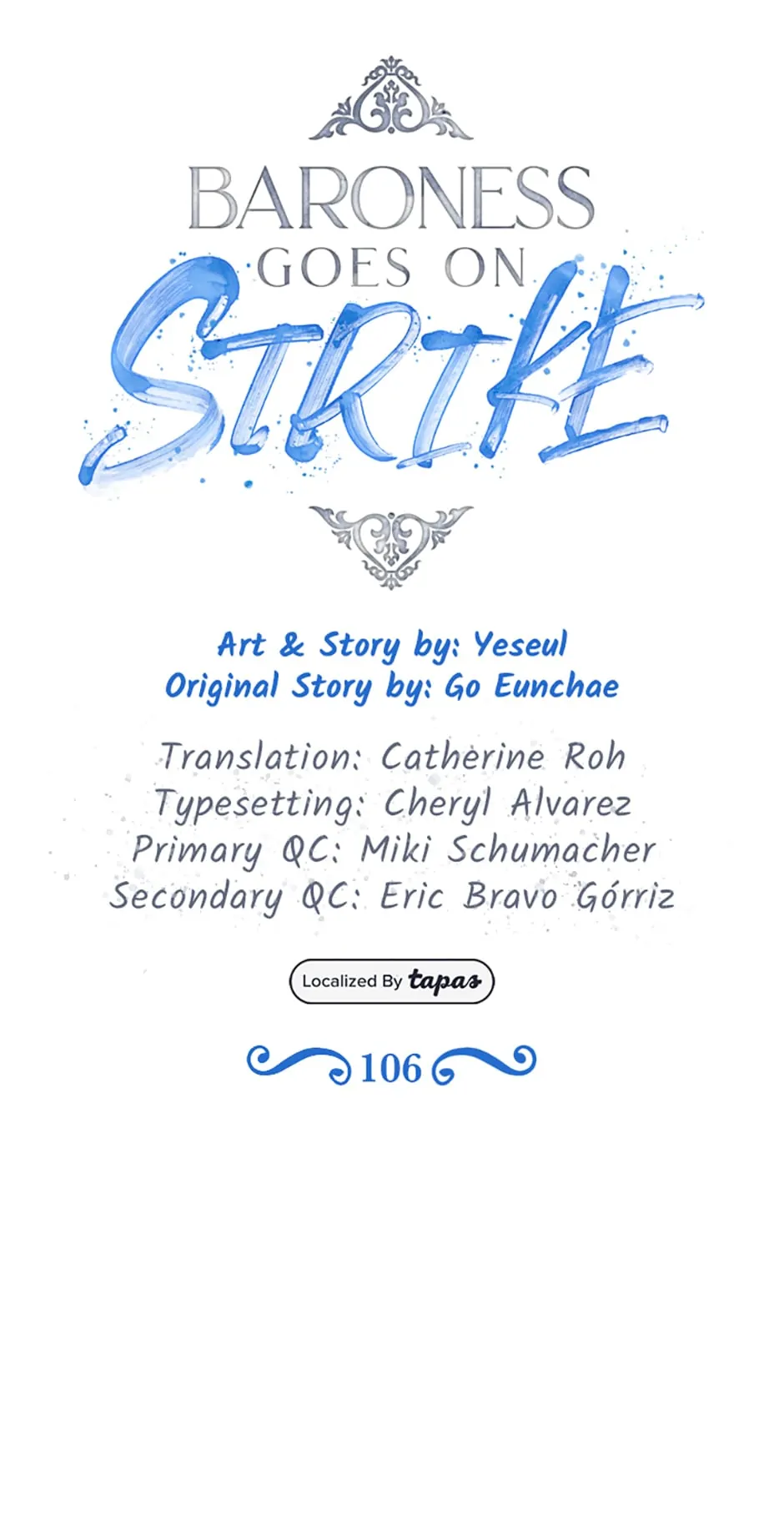 Baroness Goes on Strike [Mature](Official) - Chapter 106 manhwa