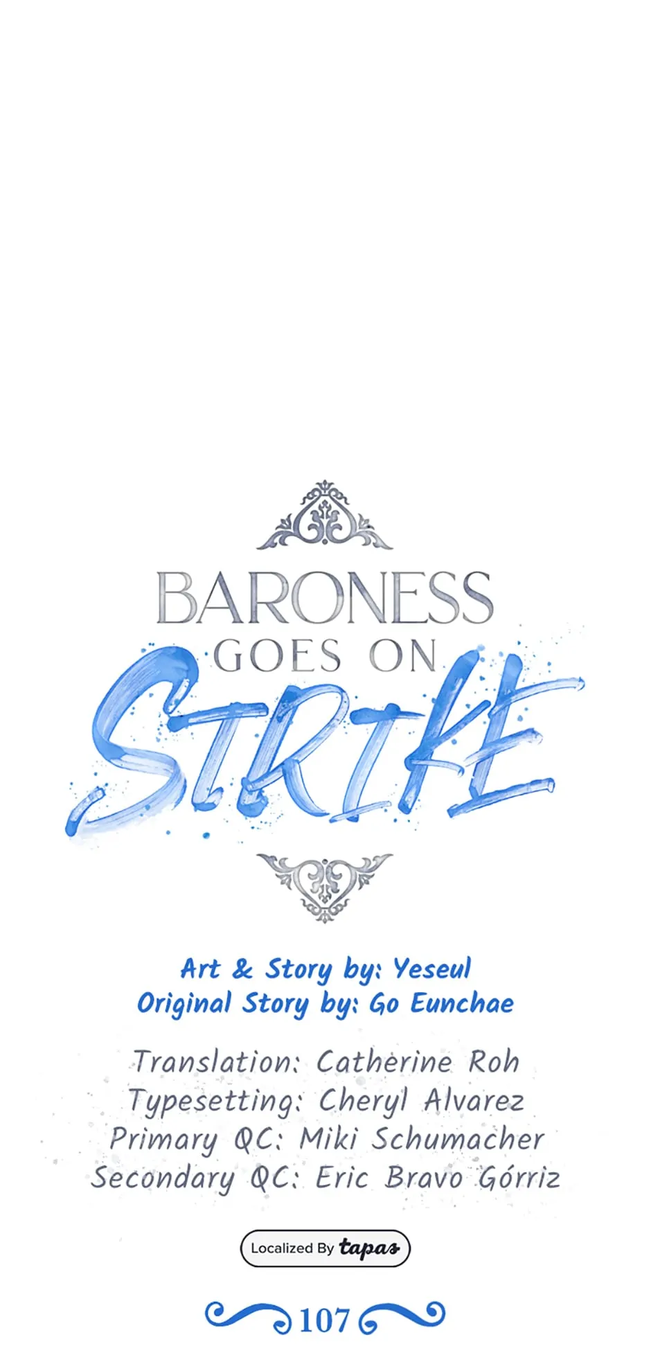 Baroness Goes on Strike [Mature](Official) - Chapter 107 manhwa