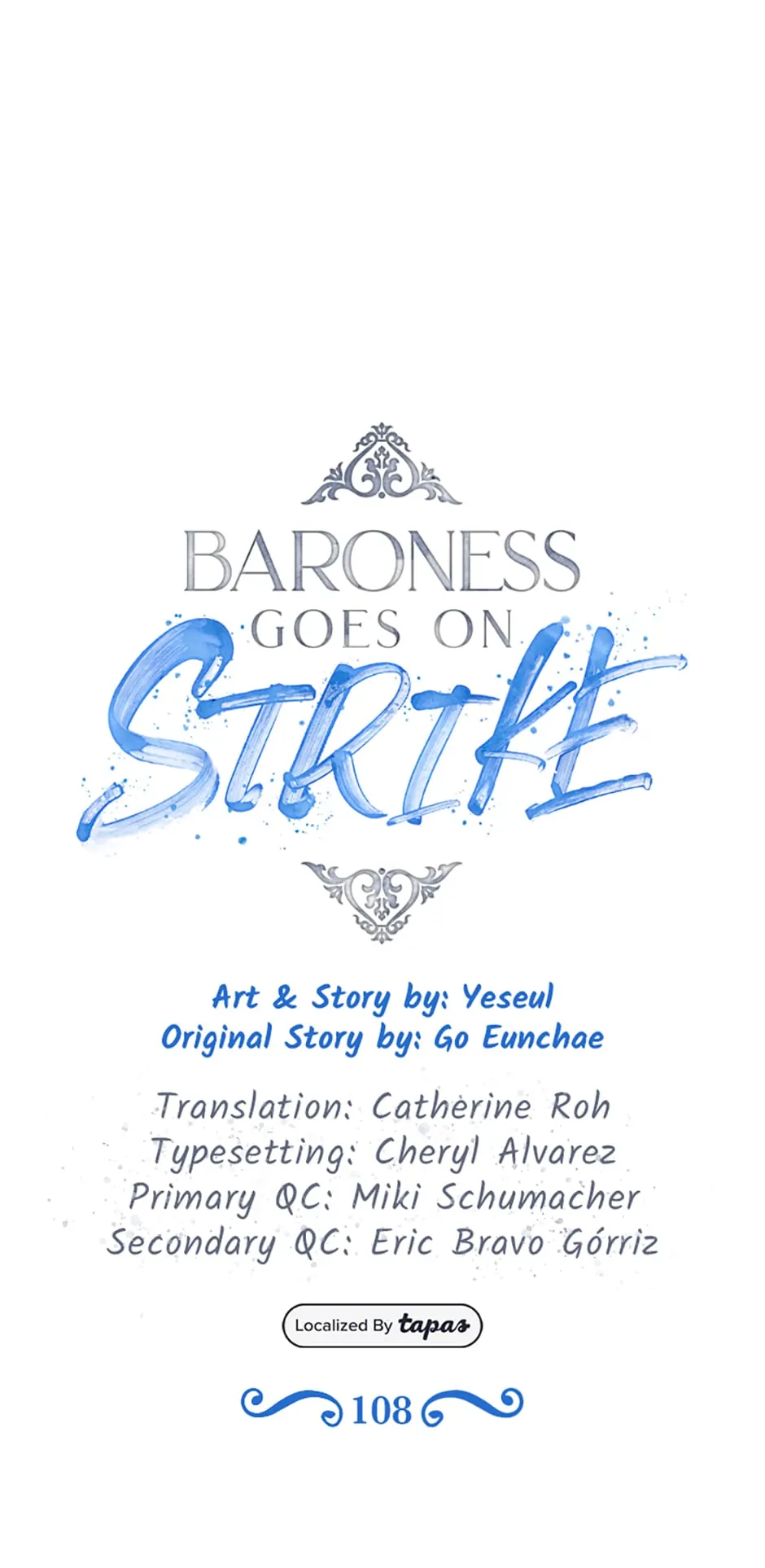 Baroness Goes on Strike [Mature](Official) - Chapter 108 manhwa