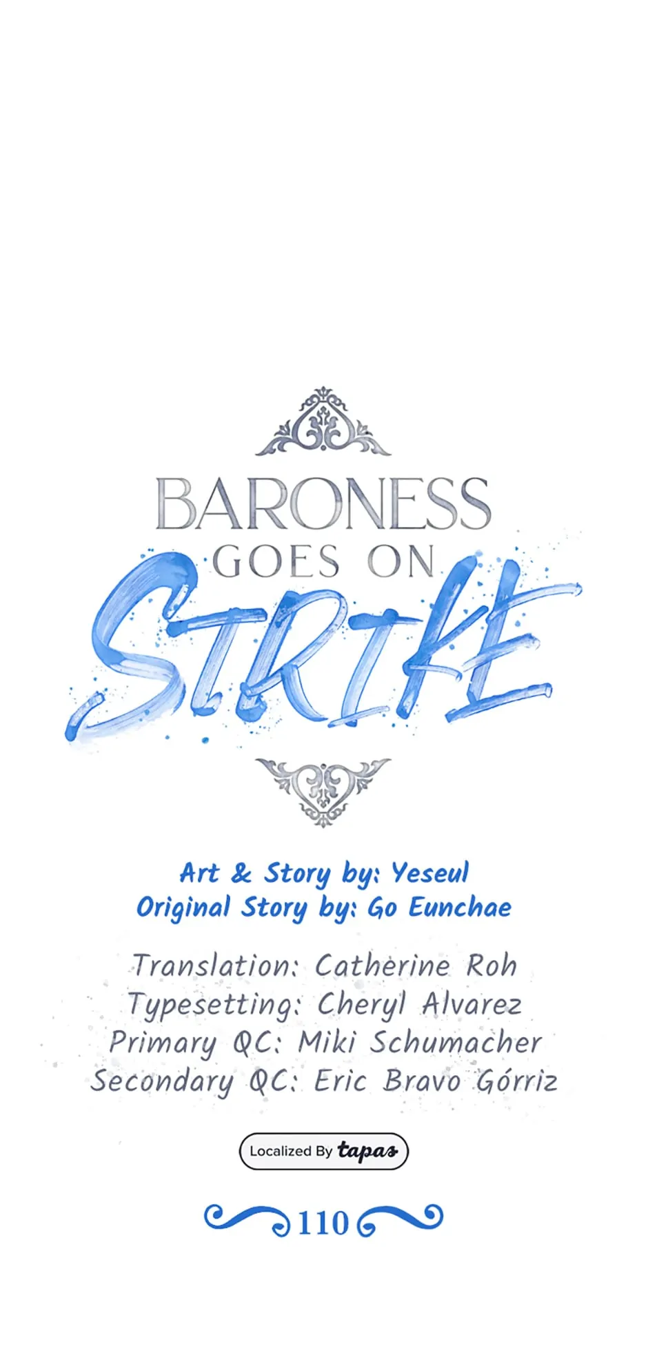 Baroness Goes on Strike [Mature](Official) - Chapter 110 manhwa