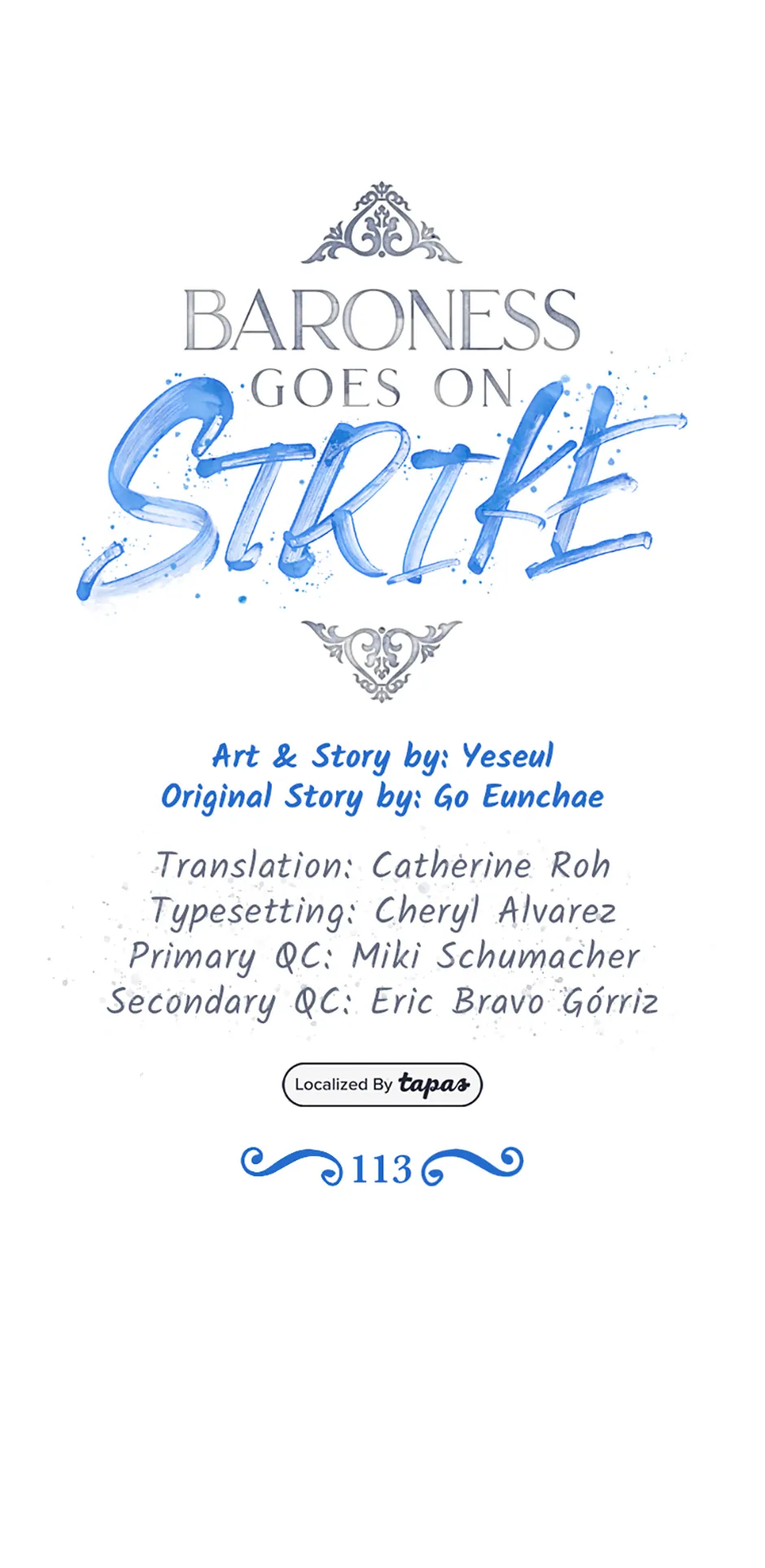 Baroness Goes on Strike [Mature](Official) - Chapter 113 manhwa