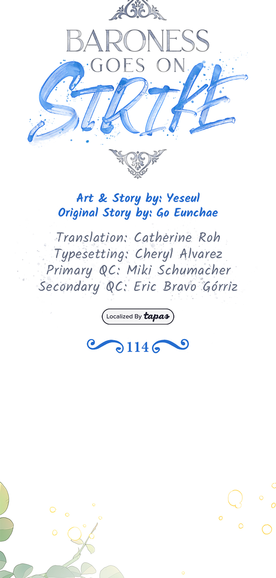 Baroness Goes on Strike [Mature](Official) - Chapter 114 manhwa