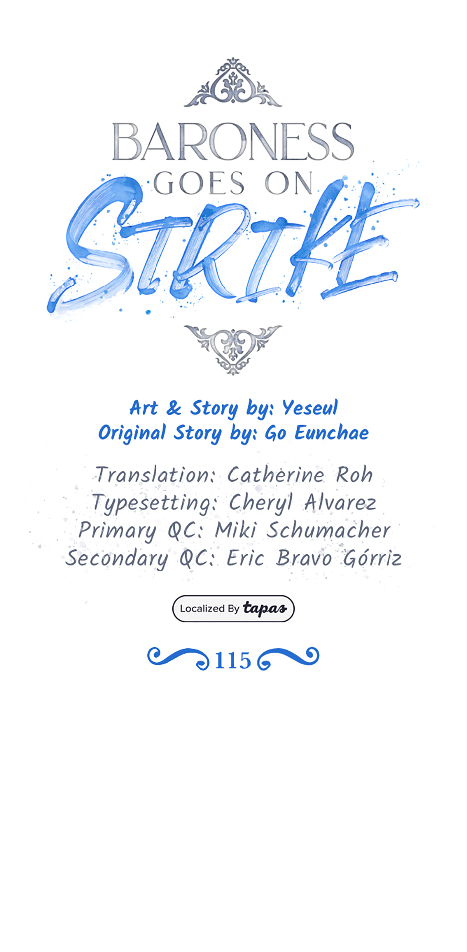 Baroness Goes on Strike [Mature](Official) - Chapter 115 manhwa