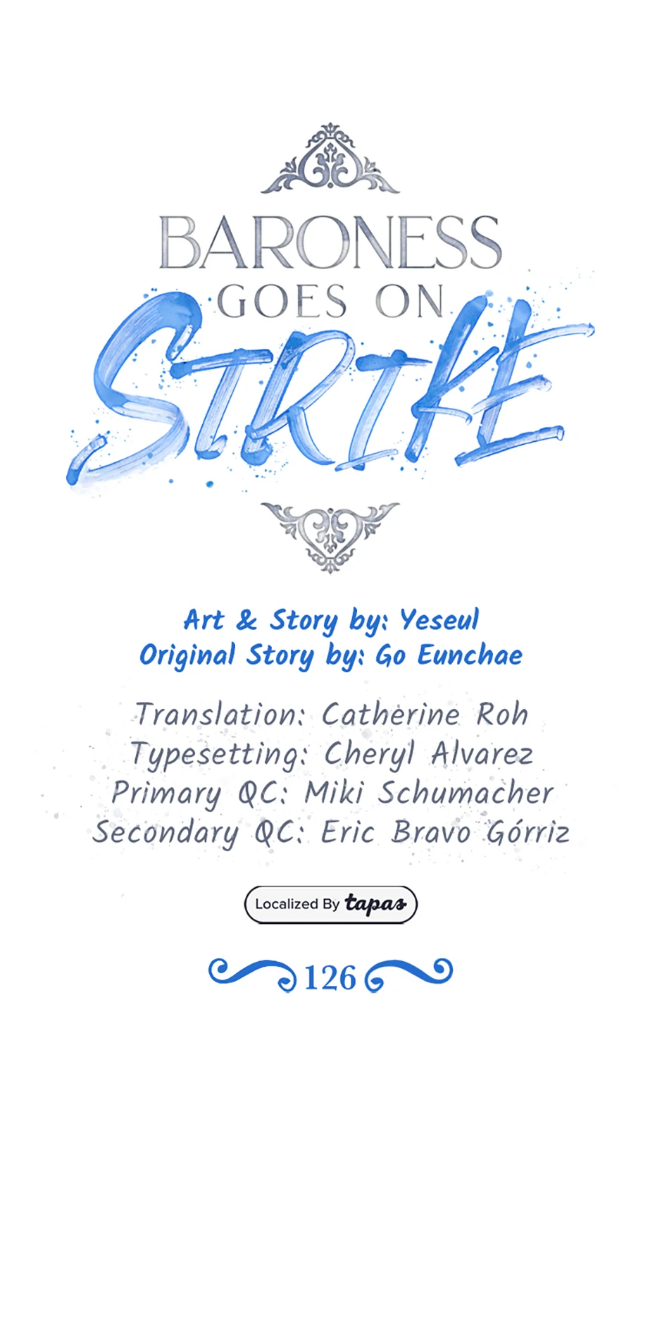 Baroness Goes on Strike [Mature](Official) - Chapter 126 manhwa