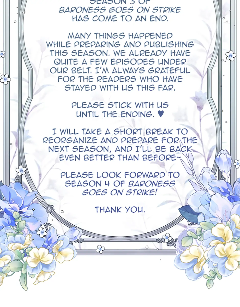 Baroness Goes on Strike [Mature](Official) - Chapter 127 : S3 Finale manhwa