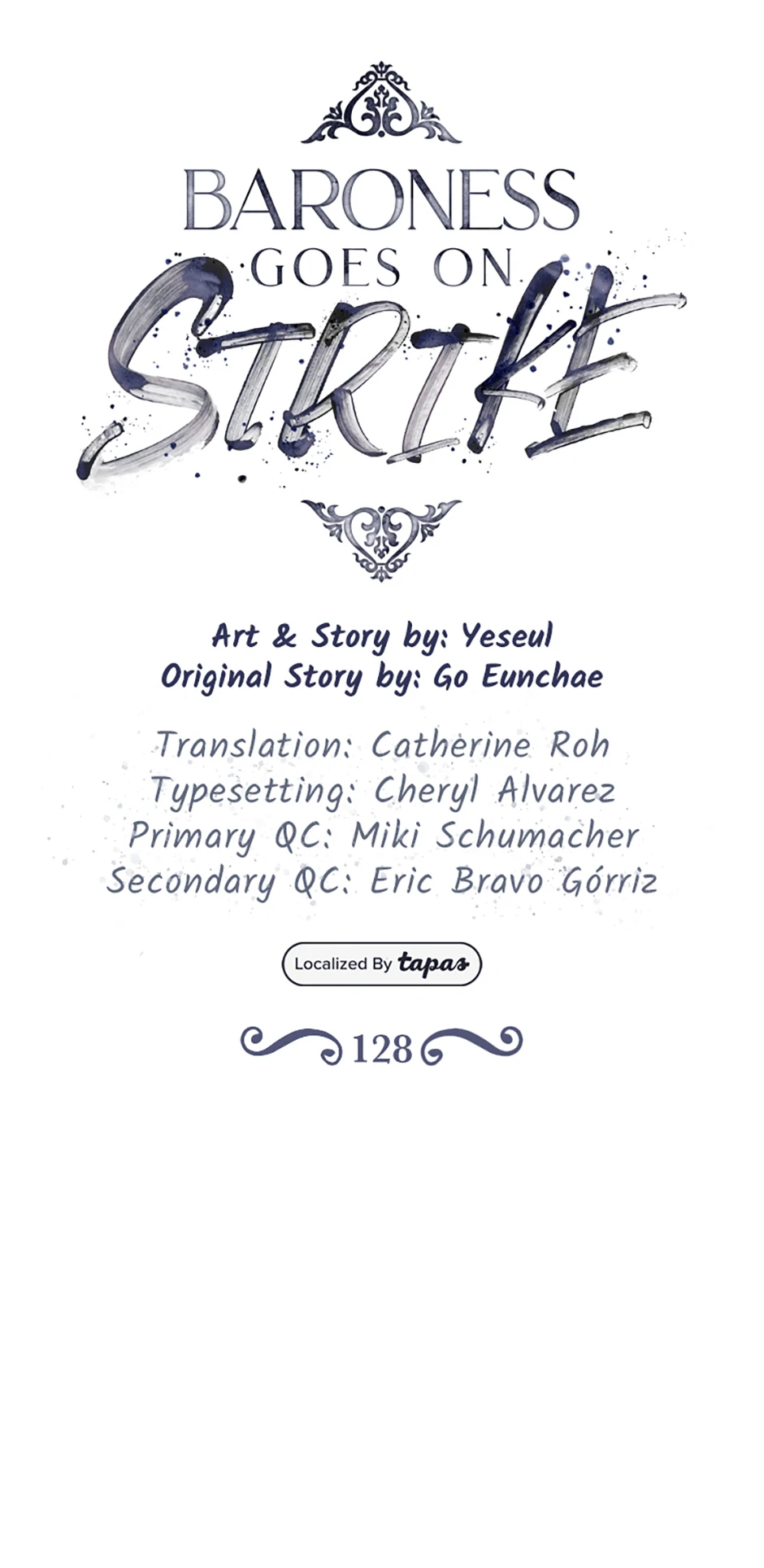 Baroness Goes on Strike [Mature](Official) - Chapter 128 manhwa