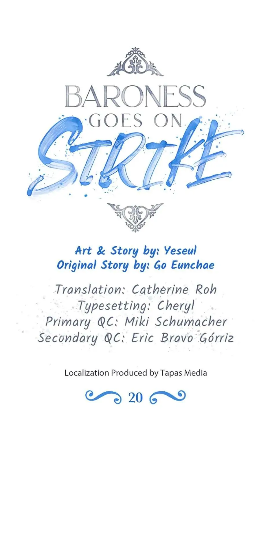 Baroness Goes on Strike [Mature](Official) - Chapter 20 manhwa