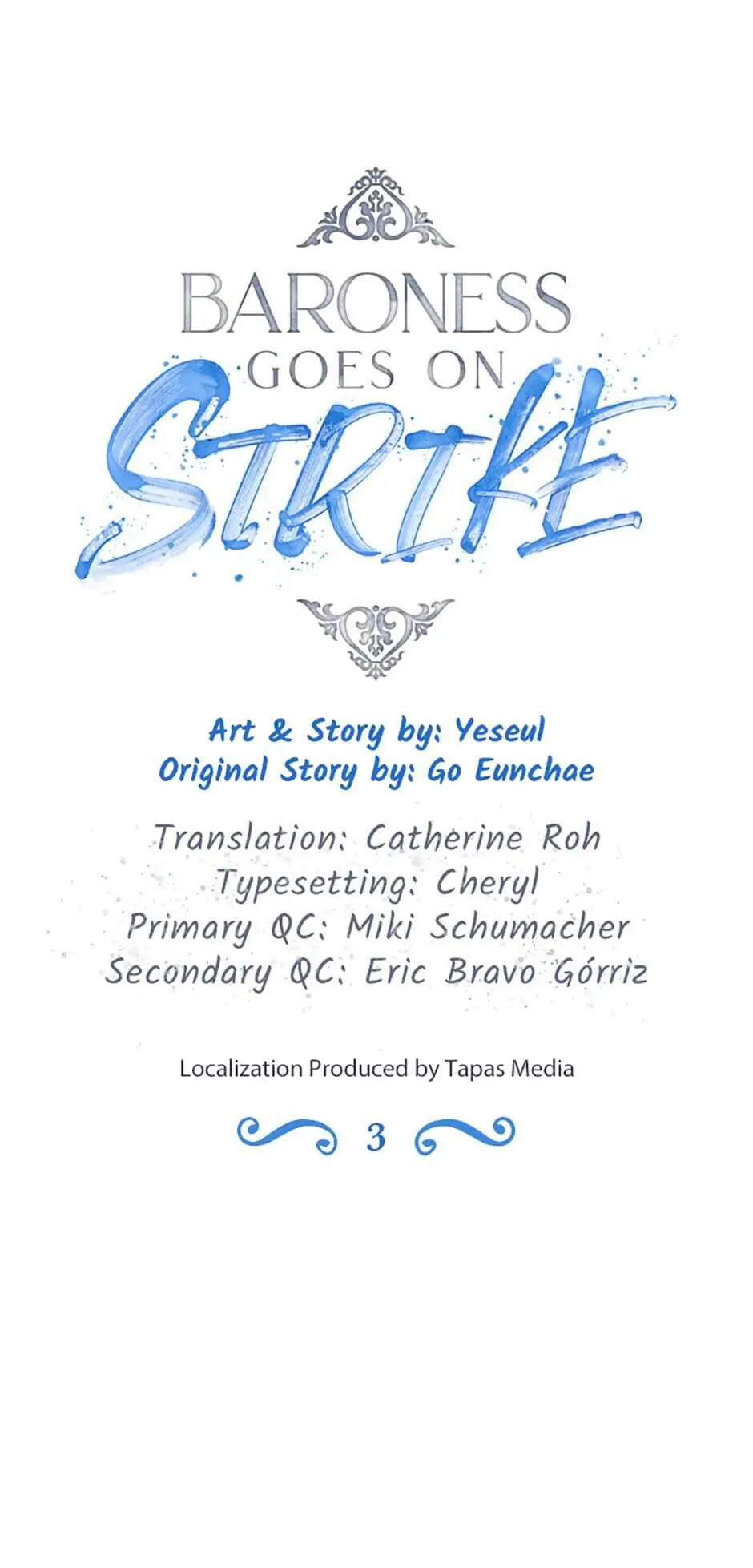 Baroness Goes on Strike [Mature](Official) - Chapter 3 manhwa