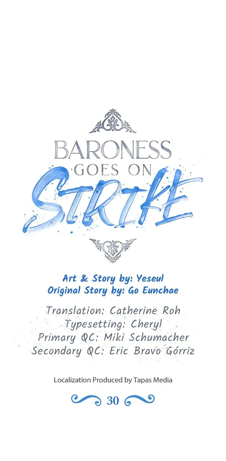 Baroness Goes on Strike [Mature](Official) - Chapter 30 manhwa