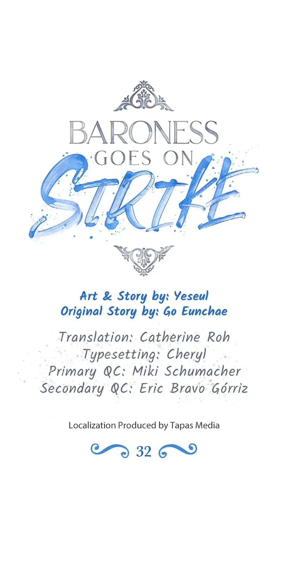 Baroness Goes on Strike [Mature](Official) - Chapter 32 manhwa