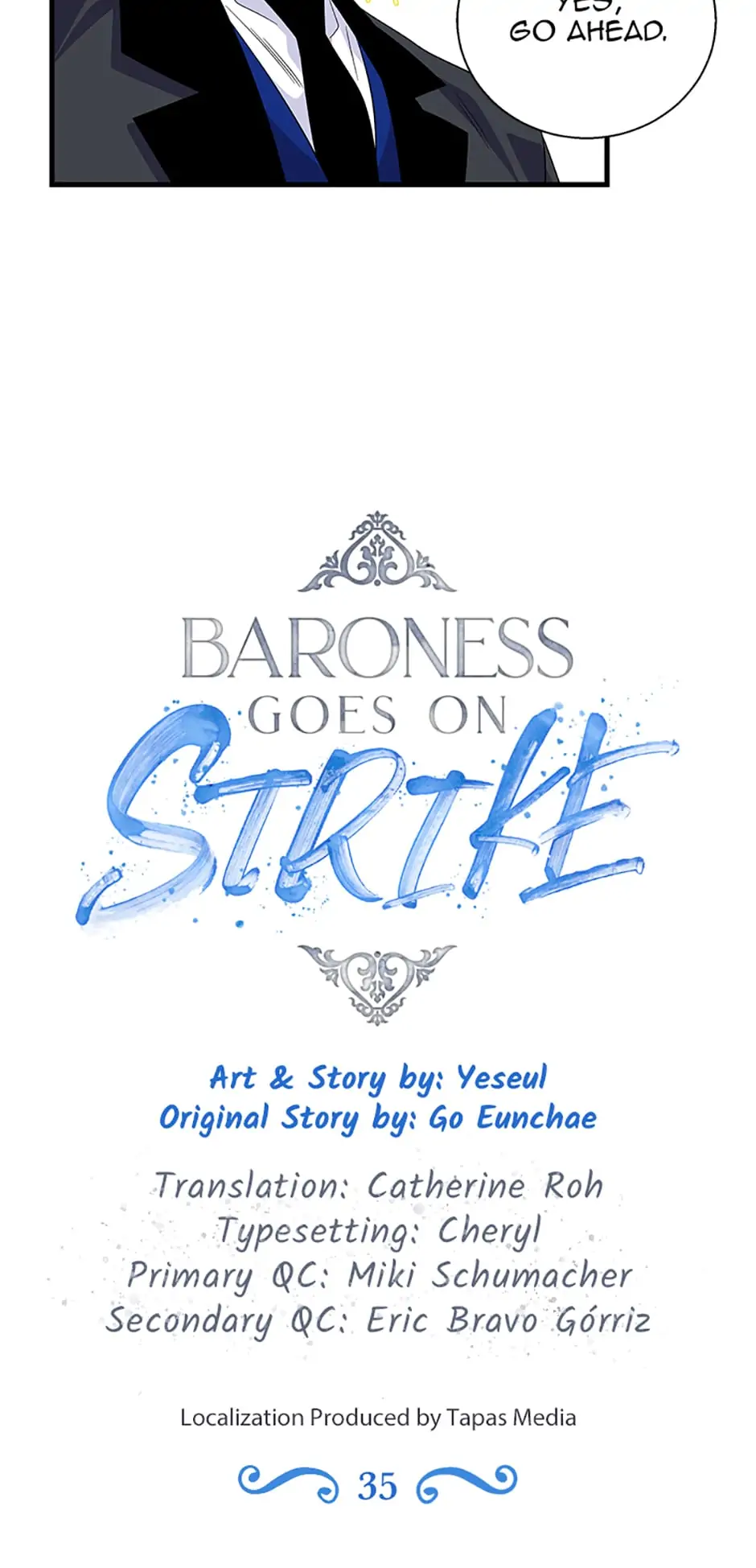 Baroness Goes on Strike [Mature](Official) - Chapter 35 manhwa