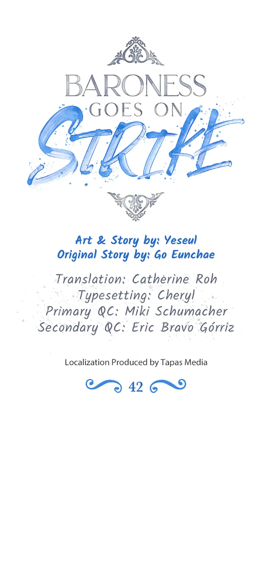 Baroness Goes on Strike [Mature](Official) - Chapter 42 manhwa