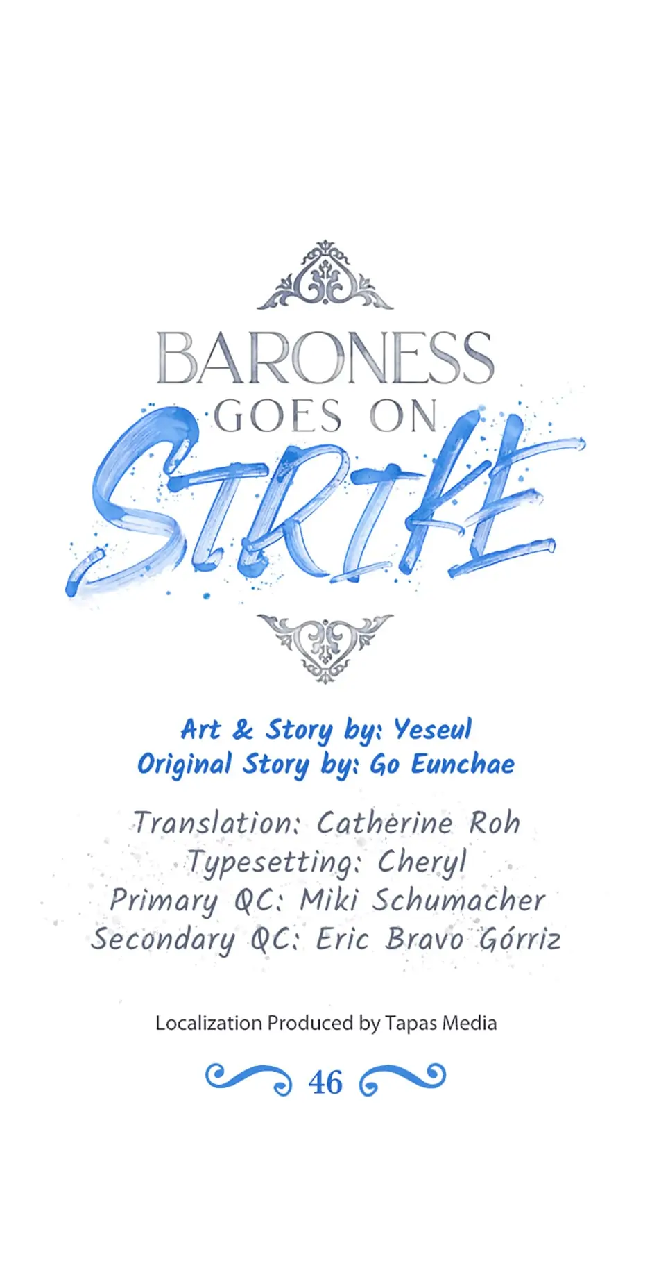 Baroness Goes on Strike [Mature](Official) - Chapter 46 manhwa